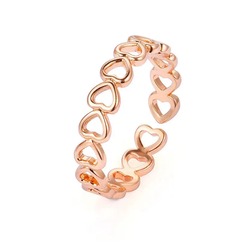 10pcs Punk Gold Color Chain Rings Set For Women Girls Fashion Irregular Finger Thin Rings Gift 2021 Female Knuckle Jewelry Party