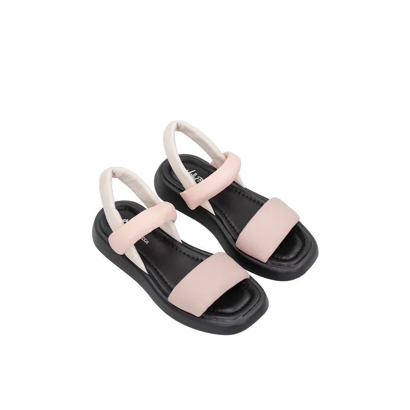 15813 WOMEN'S FLAT SANDALS- GREY MULTI