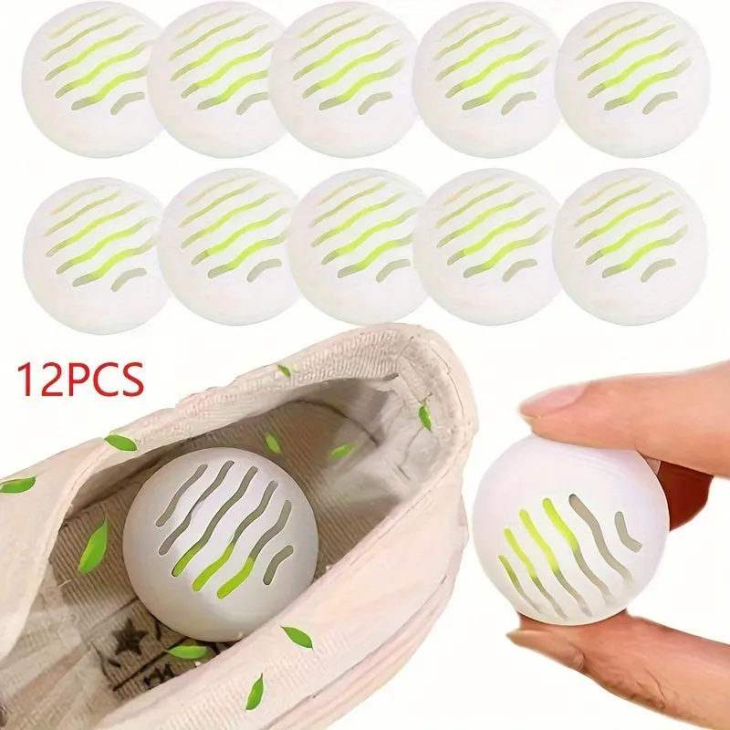 612pcs Shoe Deodorant Balls  Long lasting Freshener for Odor free Shoes