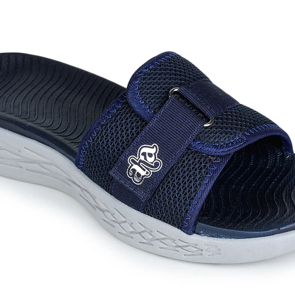 A-HA By Liberty Blue Slides For Men IMPACT-10