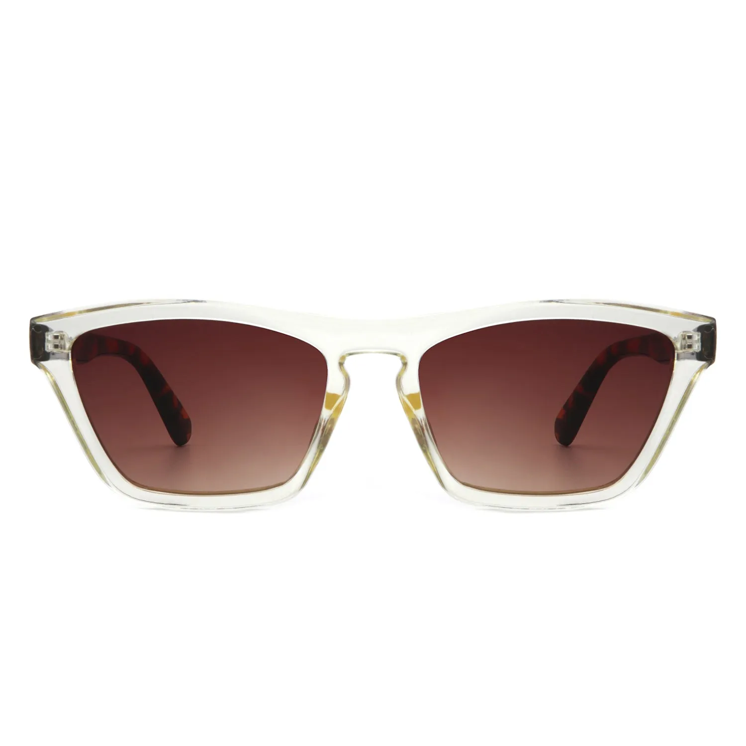 Althar - Chic Square Flat Lens Tinted Sunglasses for Women