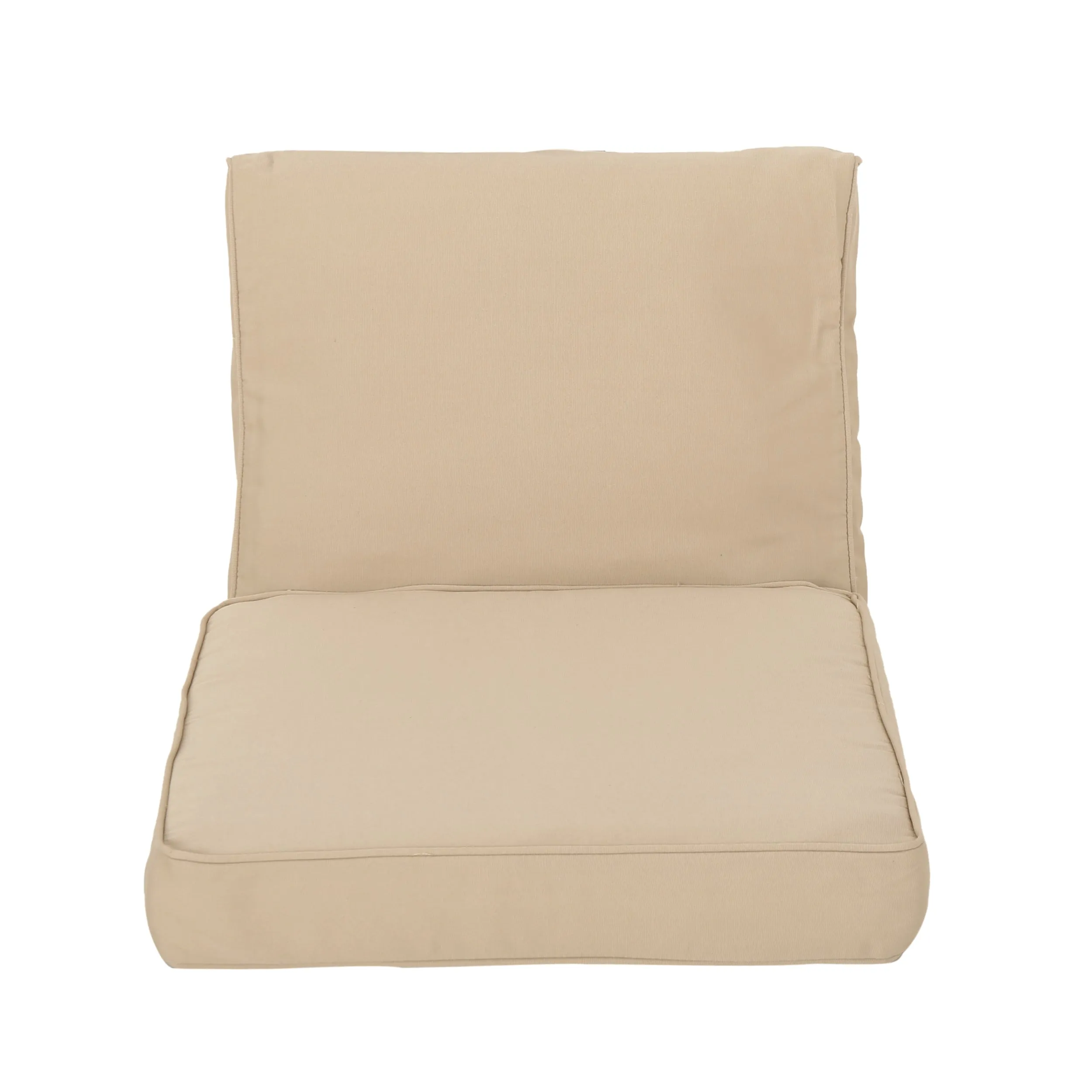 Atiyah Outdoor Water Resistant Fabric Club Chair Cushions with Piping