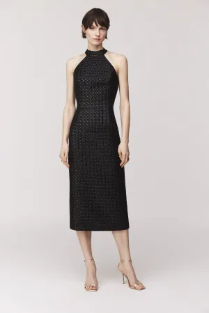 Audrey Brooks - 6714 (Short) - High-Neck Dress with Open Back