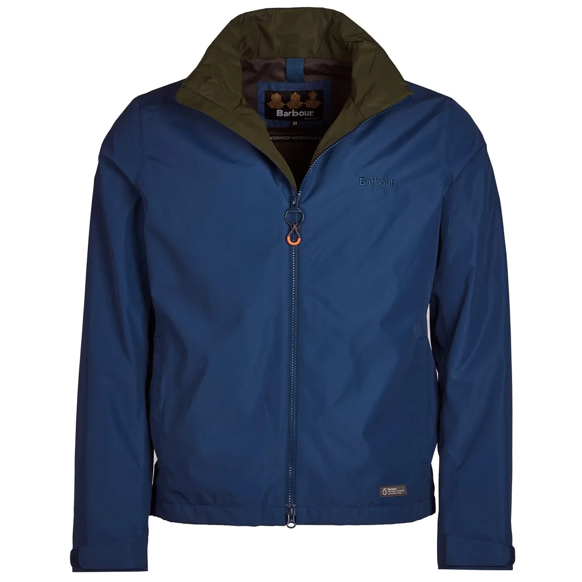 Barbour jacket Rye-Mens-Peacock Blue-MWB0696BL55