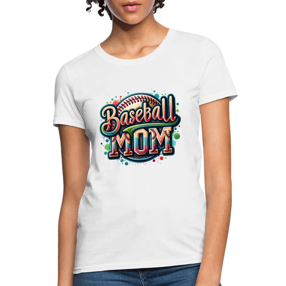 Baseball Mom Women's Contoured T-Shirt