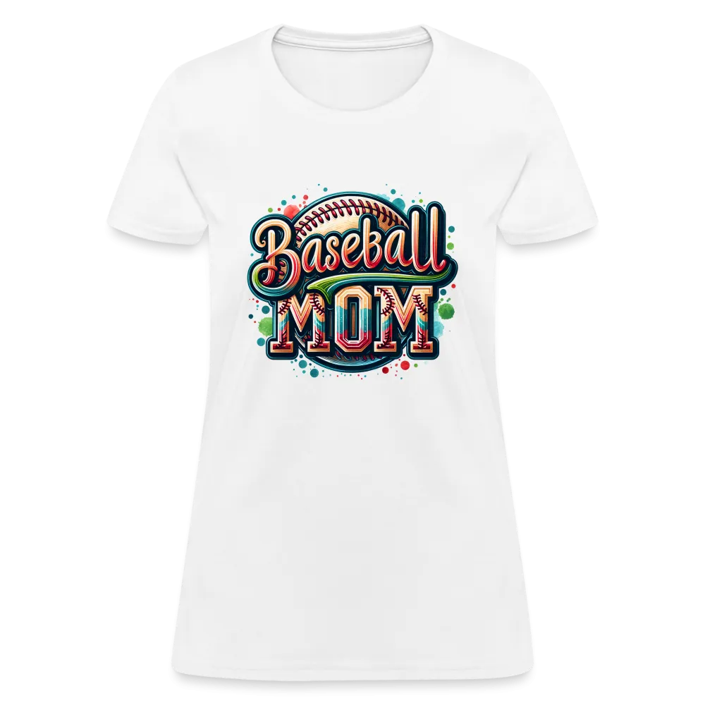 Baseball Mom Women's Contoured T-Shirt