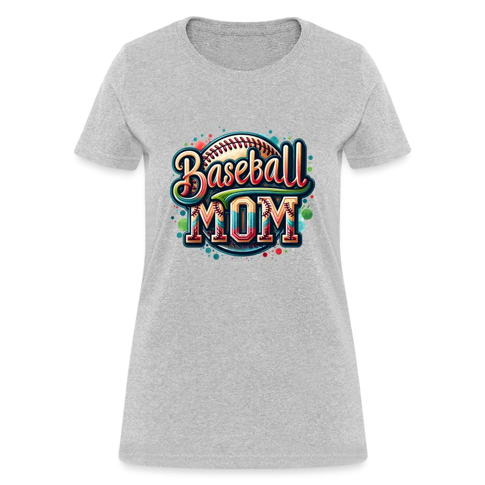 Baseball Mom Women's Contoured T-Shirt