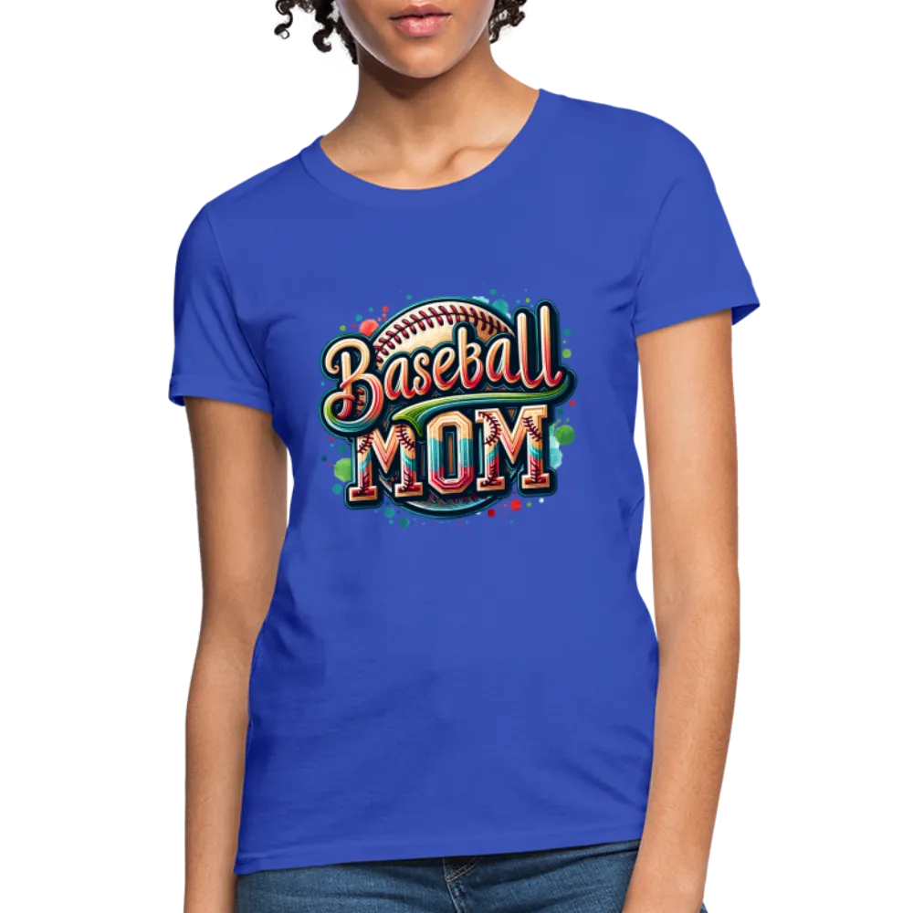 Baseball Mom Women's Contoured T-Shirt