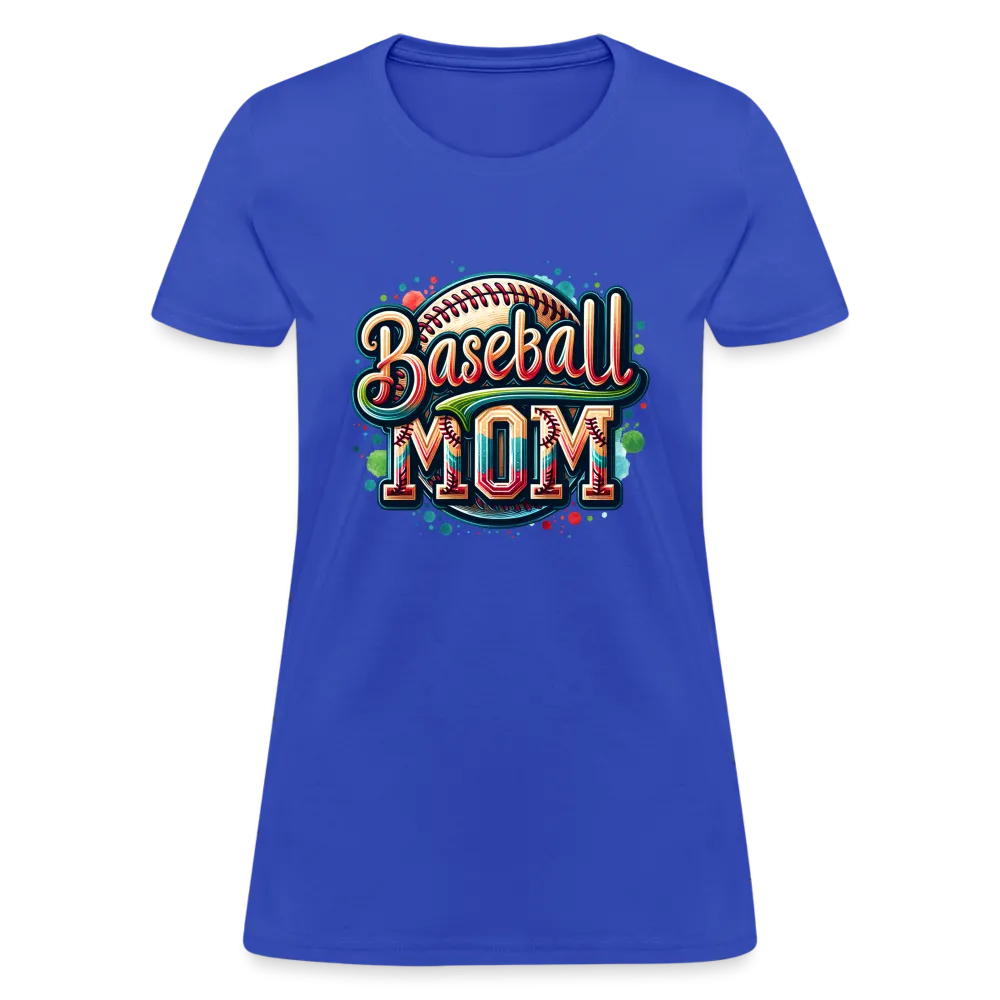 Baseball Mom Women's Contoured T-Shirt