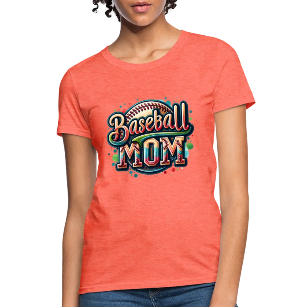 Baseball Mom Women's Contoured T-Shirt