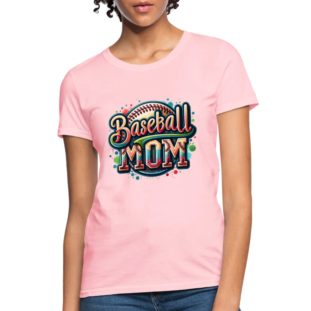 Baseball Mom Women's Contoured T-Shirt