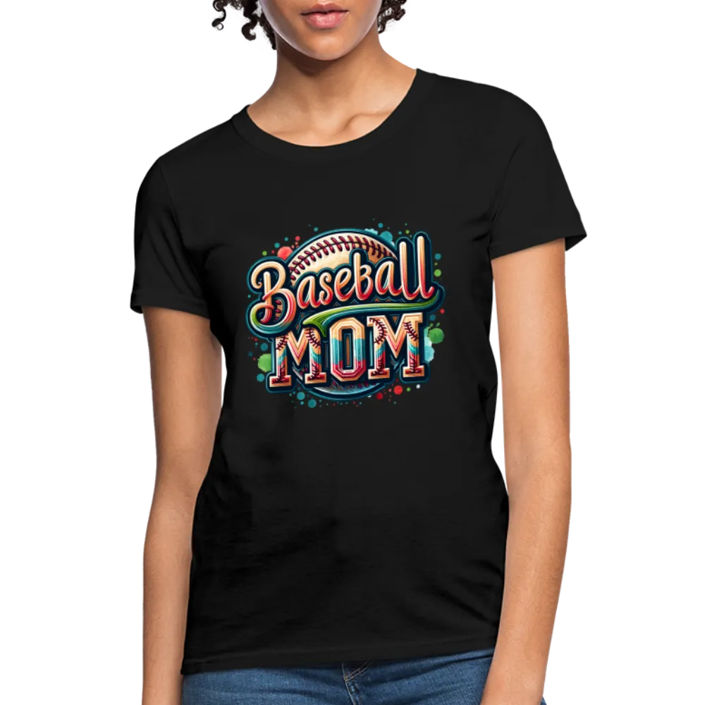 Baseball Mom Women's Contoured T-Shirt