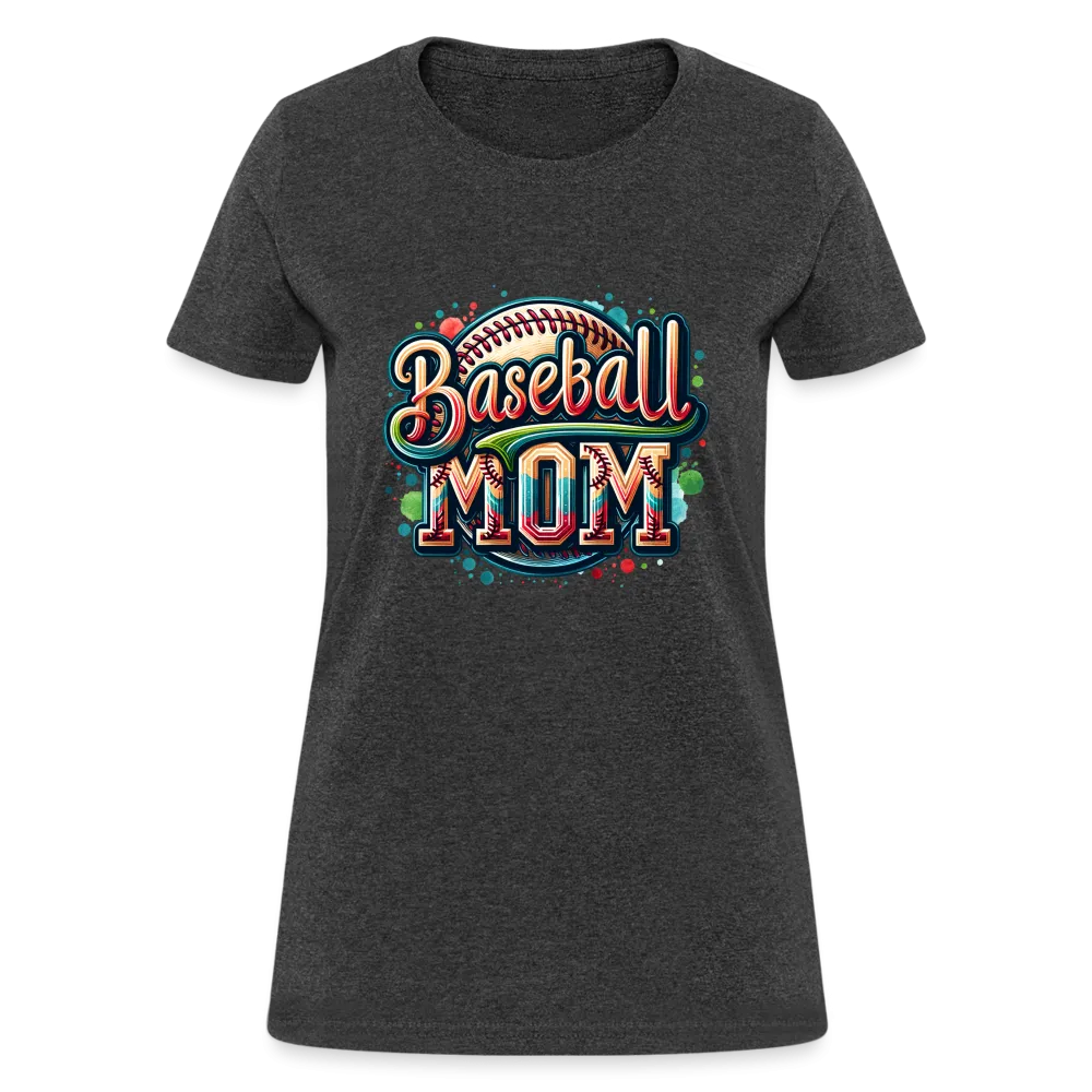 Baseball Mom Women's Contoured T-Shirt