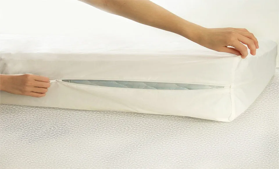 Bedbug Mattress Protector Zipper-Velcro Encasement