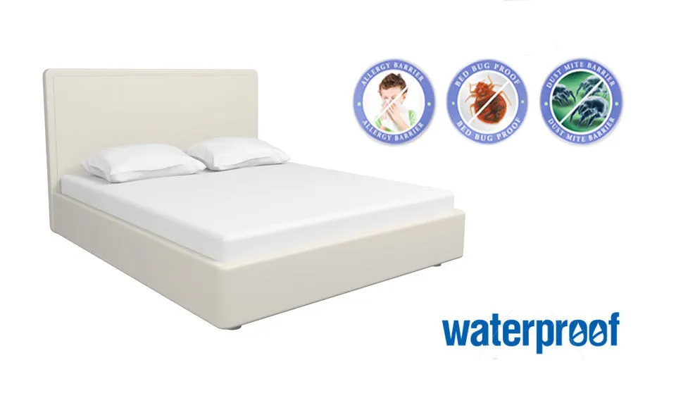 Bedbug Mattress Protector Zipper-Velcro Encasement