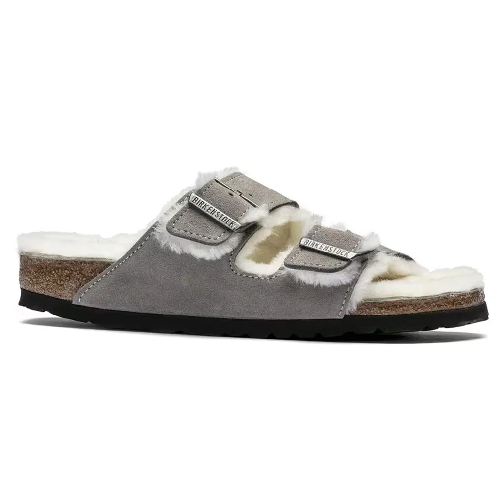 Birkenstock Women's Arizona Shearling Sandal - Suede Leather