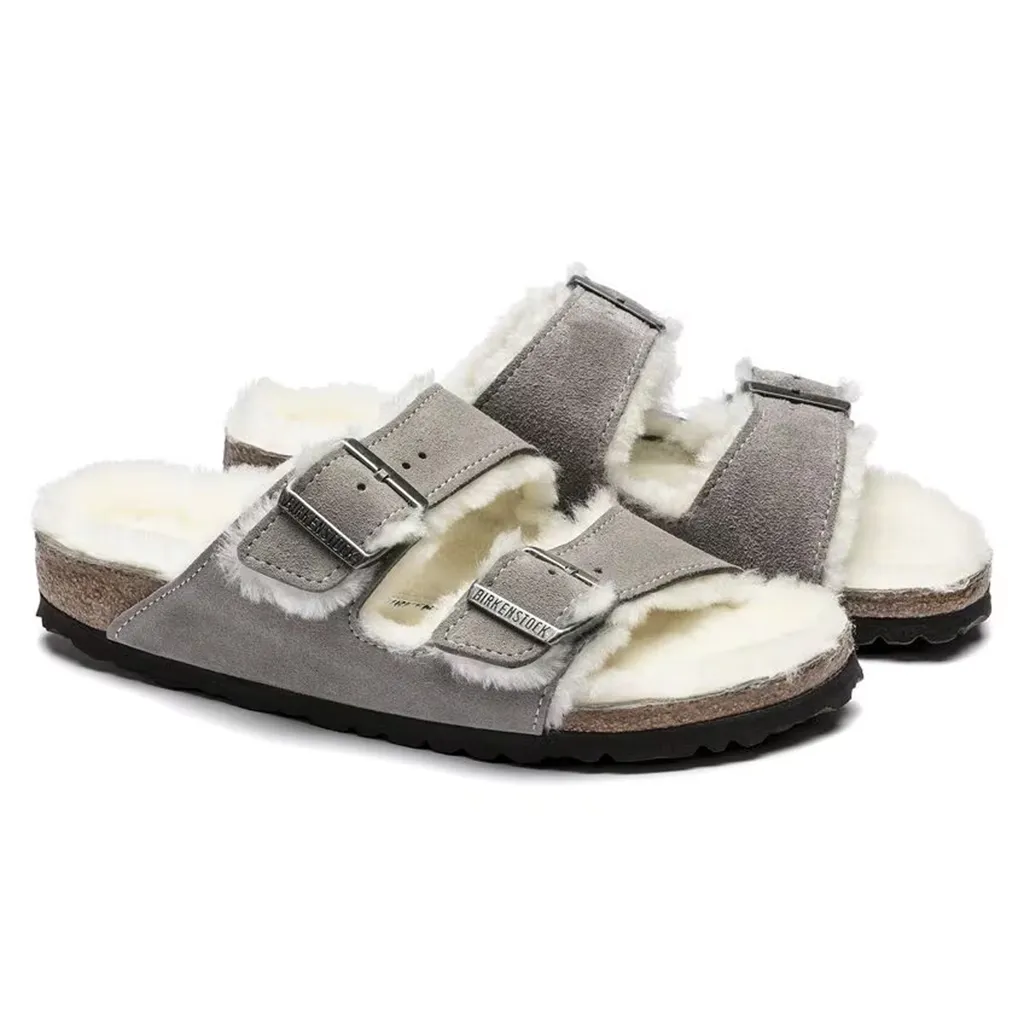 Birkenstock Women's Arizona Shearling Sandal - Suede Leather