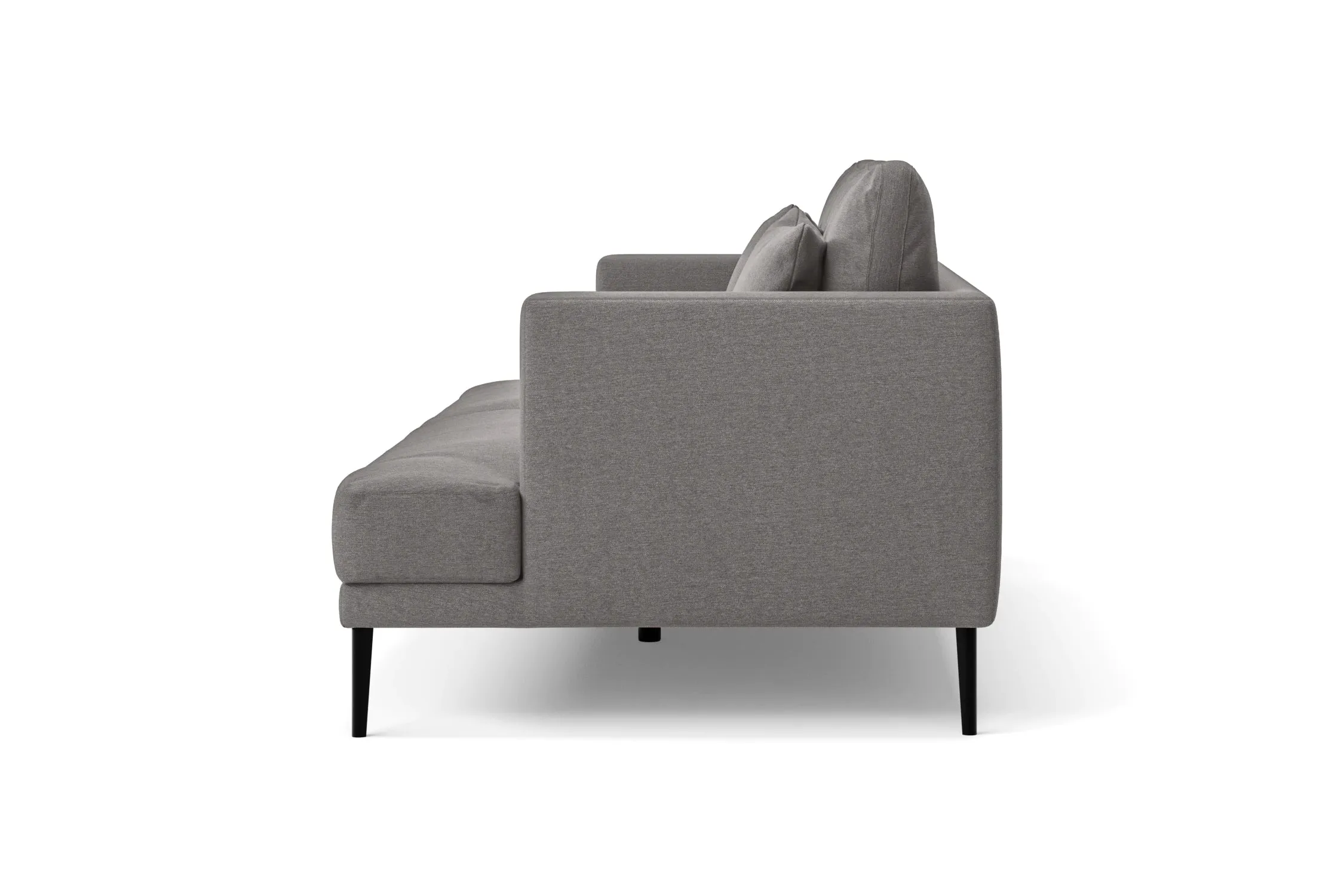 Bisceglie 2 Seater Sofa Grey Linen Fabric