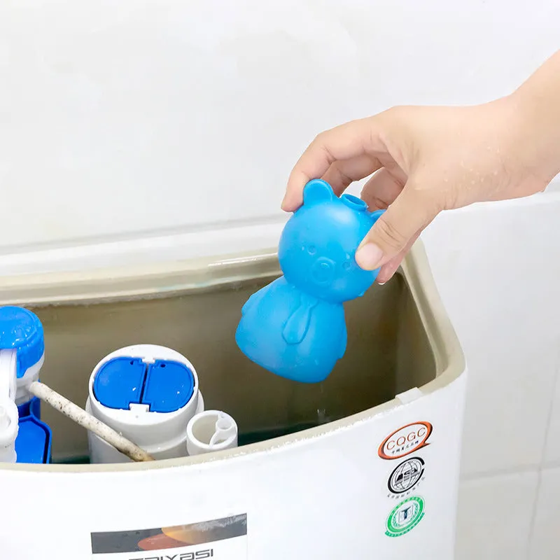 Blue Bubble Toilet Cleaner to clean and remove odor