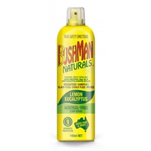 BUSHMAN - Natural Lemon Eucalyptus Aerosol-Free Pump Spray (145 ml)