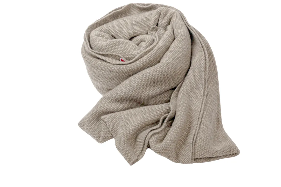 Cashmere Knitted Blanket, Heavy