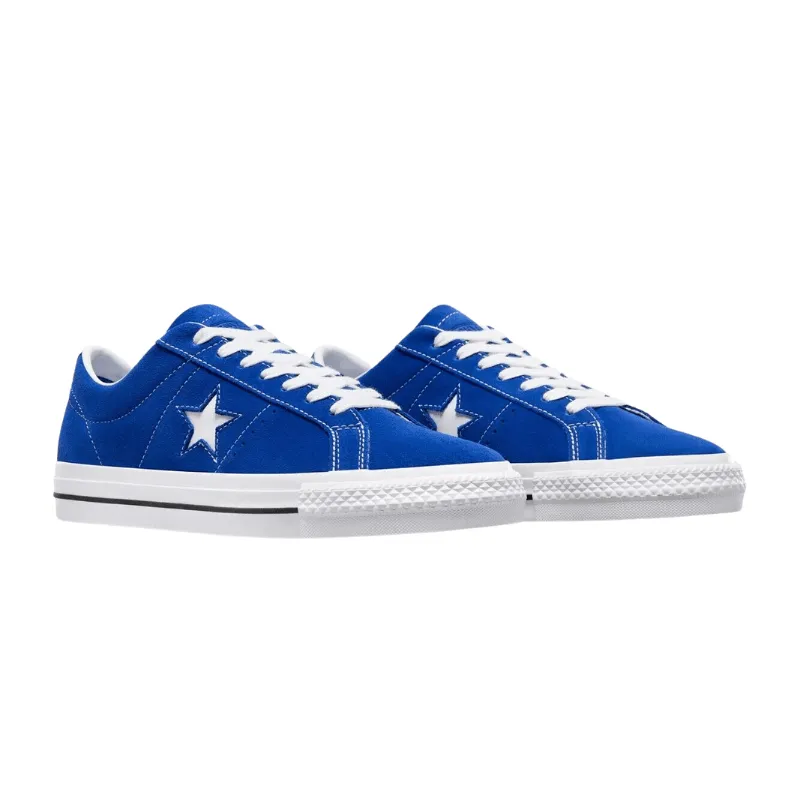 Converse Cons One Star Pro Suede Sneakers Low Top Shoes Blue - Men's