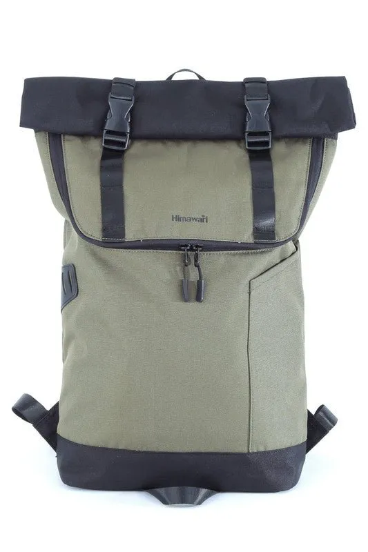 COURIER-INSPIRED URBAN BACKPACK-MOCHA