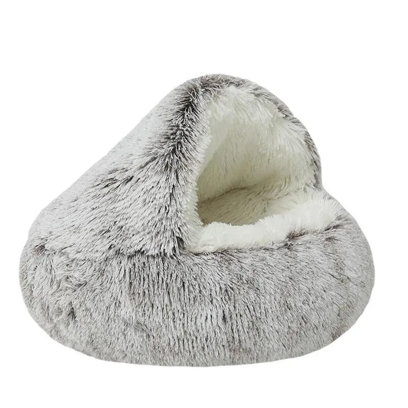 Cozy Plush Pet Bed: Ultimate Comfort for Small Dogs and Cats