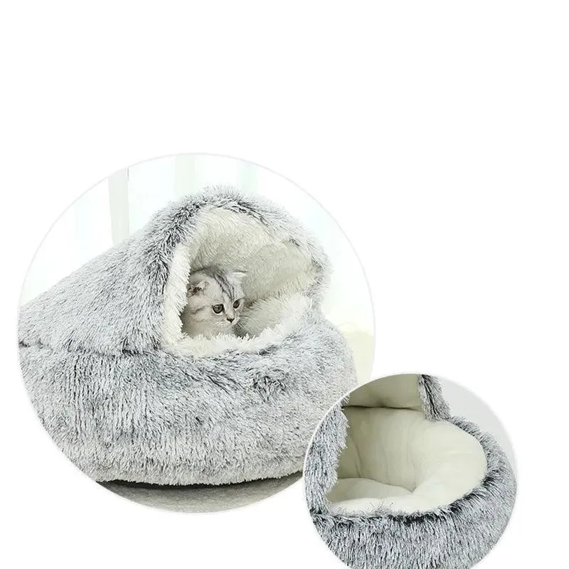 Cozy Plush Pet Bed: Ultimate Comfort for Small Dogs and Cats