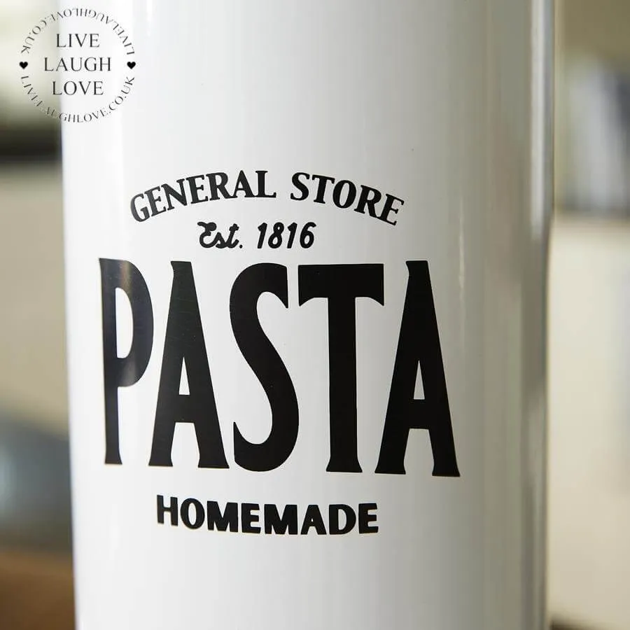 General Store Metal Pasta Canister