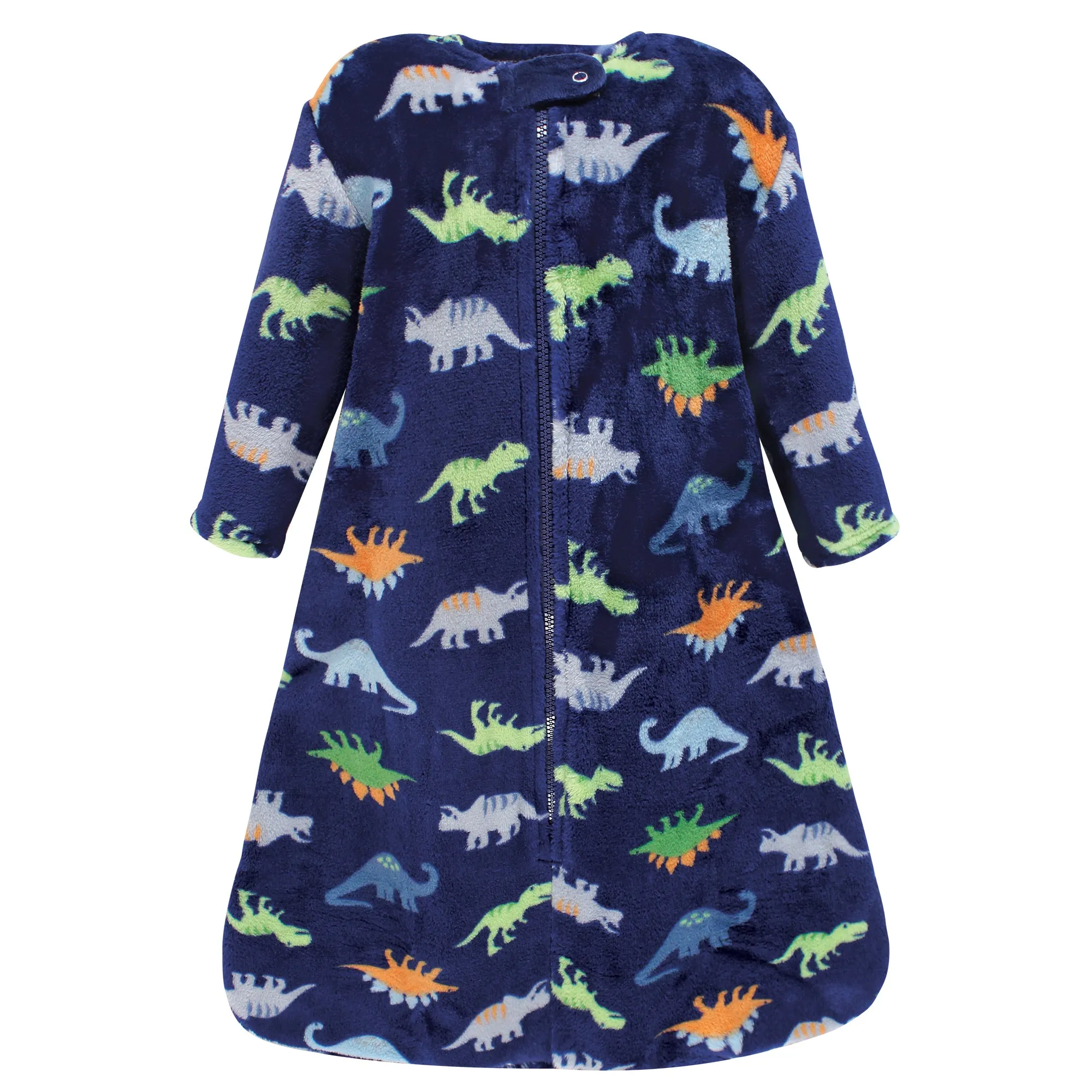 Hudson Baby Plush Sleeping Bag, Sack, Blanket, Long-Sleeve Dinosaurs