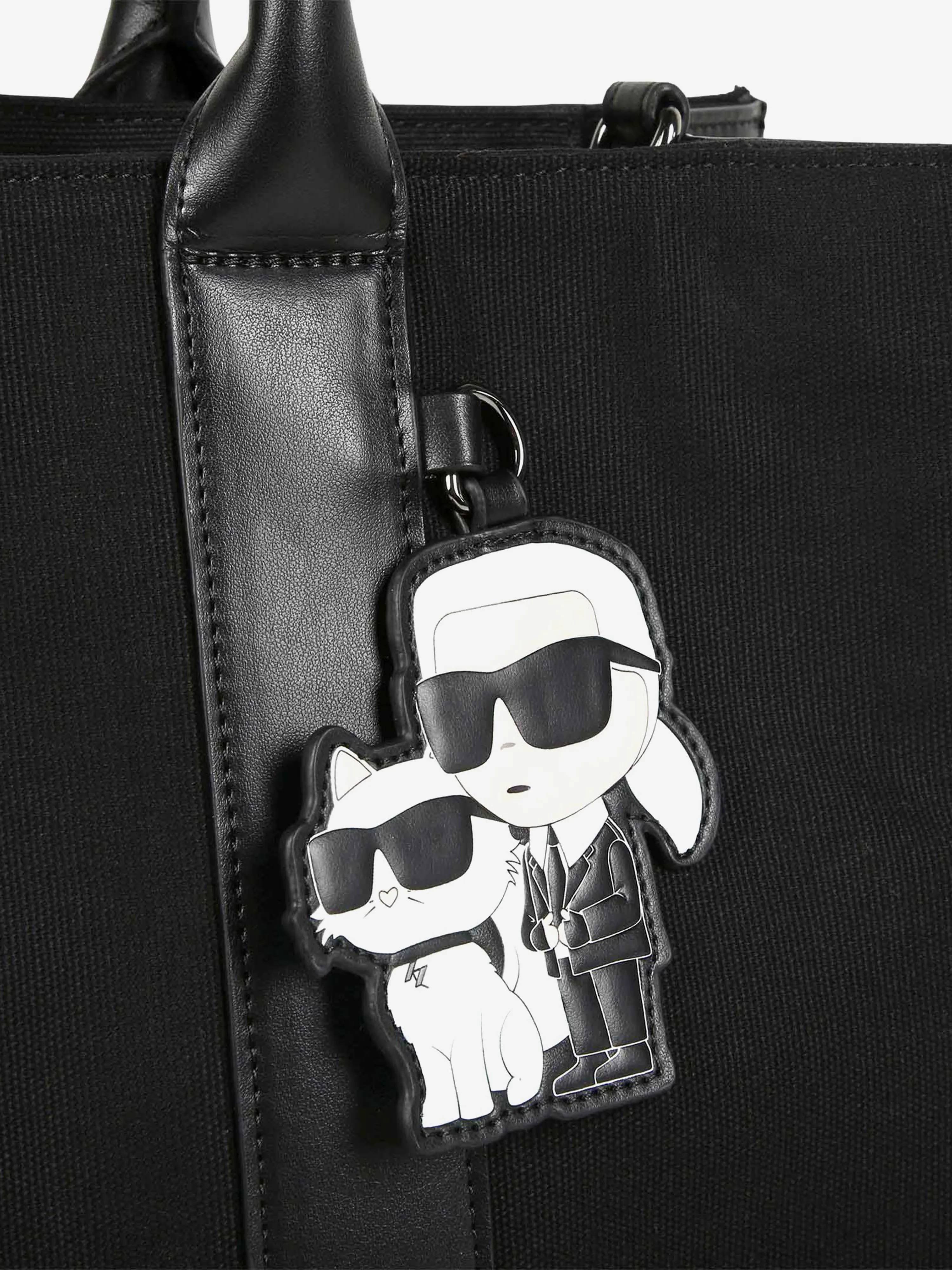 Karl Lagerfeld Baby Logo Changing Bag in Black (42cm)