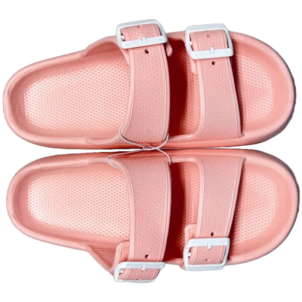 Kushy Klouds Slide-on Foam Sandals Womens