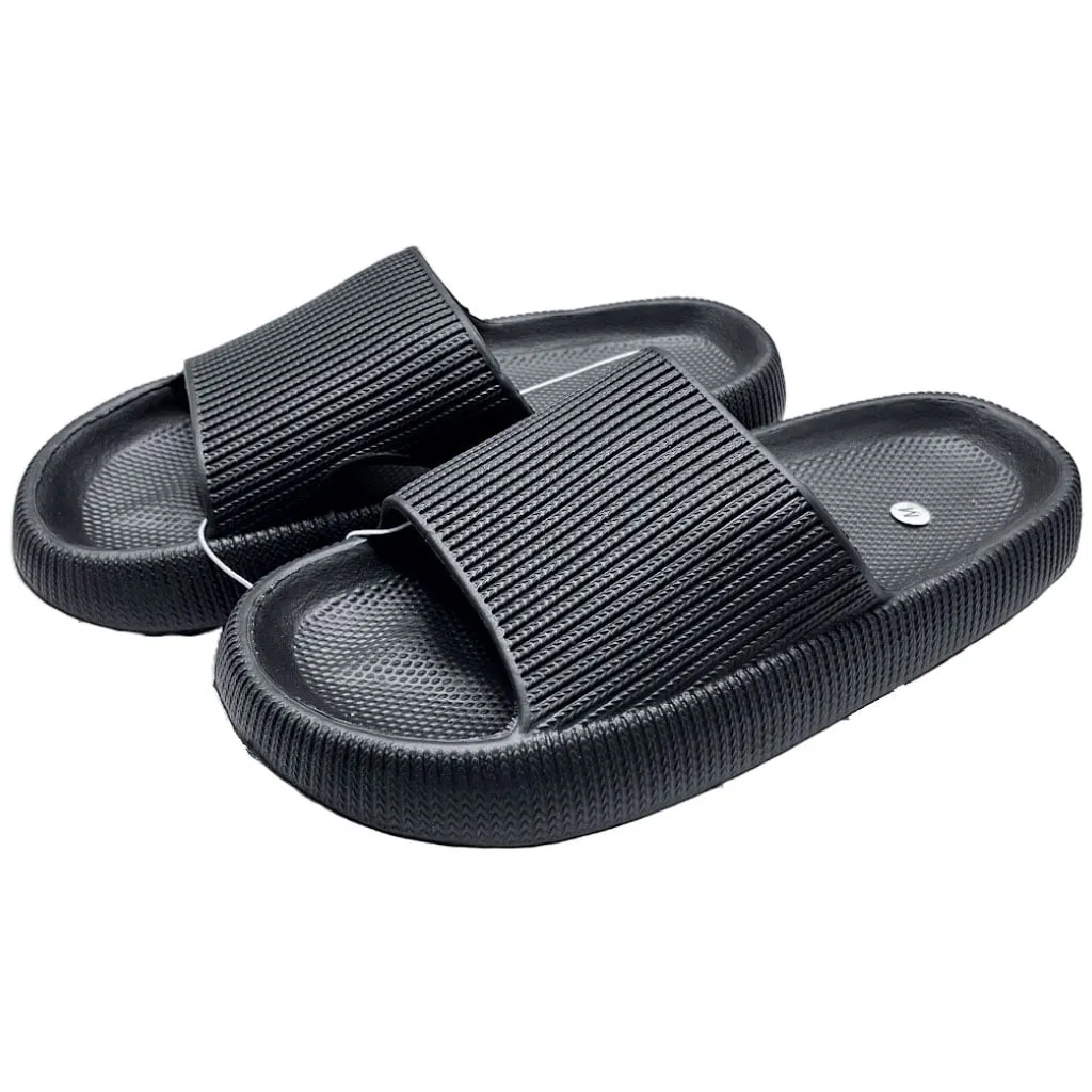 Kushy Klouds Slide-on Foam Sandals Womens