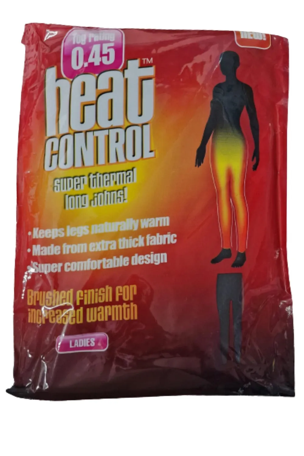 Ladies Black Heat Control Thermal Long Johns - Stay Warm and Stylish