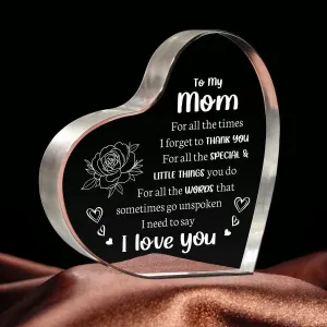 Love Transparent Acrylic Tabletop Decoration Ornaments