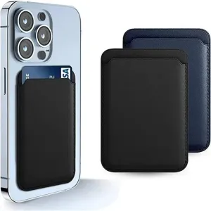 Magnetic Leather Wallet Case: Stylish Card Holder for iPhone Pro Max - Secure & Durable