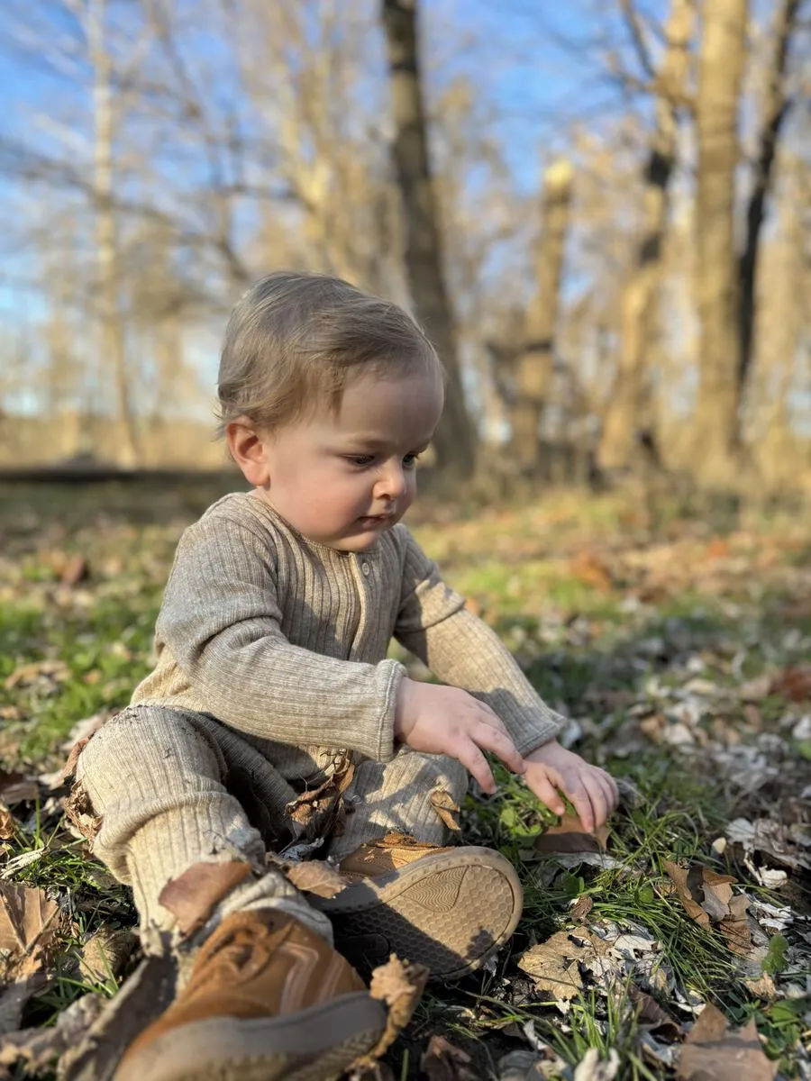 Max Cozy Oatmeal Romper