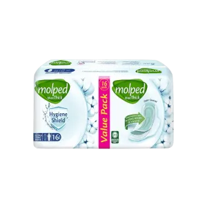 MOLPED MAXI THICK HYGIENE SHIELD EXTRA LONG 16 PADS