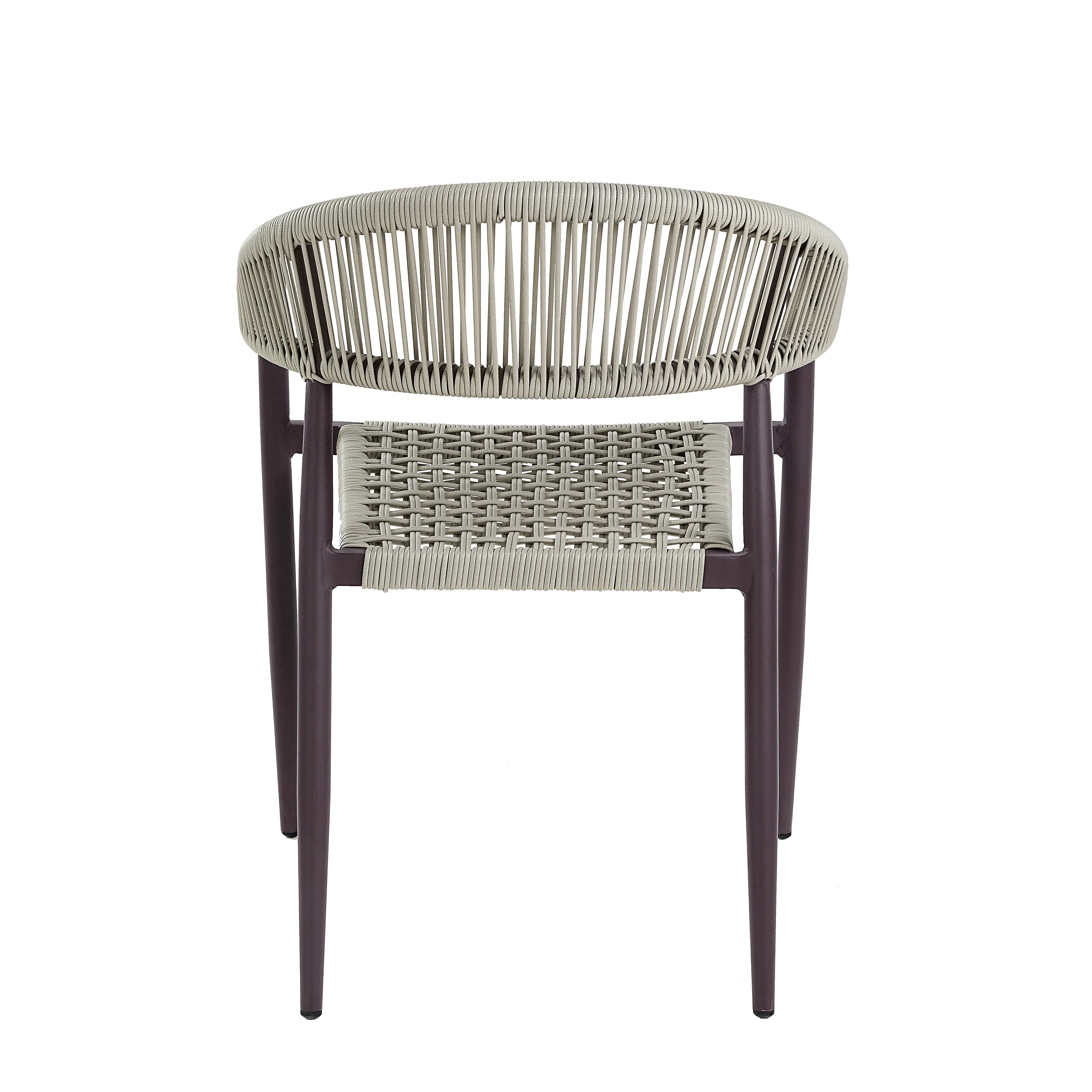 Mulino Bohemian Wicker Rope Patio Dining Chair