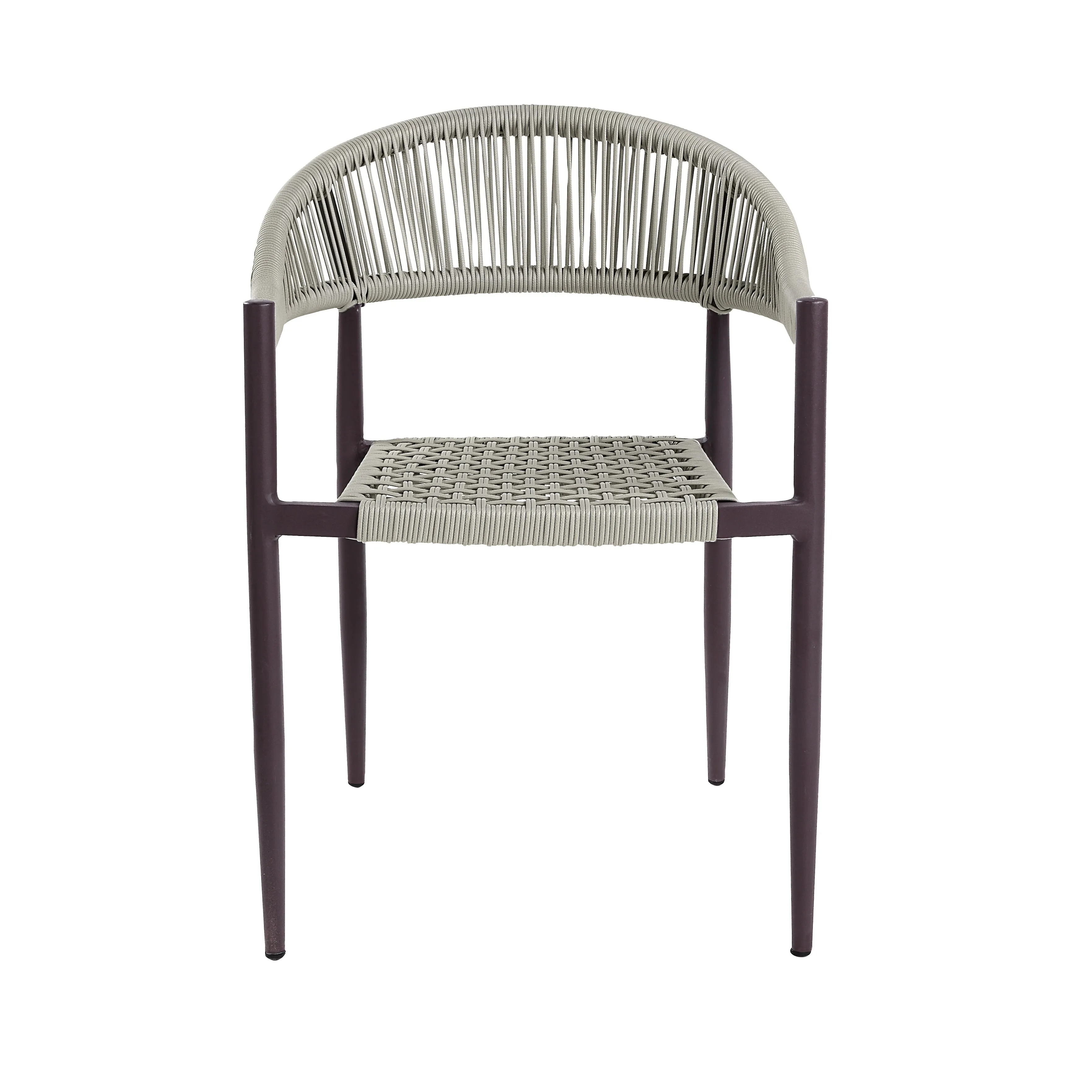 Mulino Bohemian Wicker Rope Patio Dining Chair