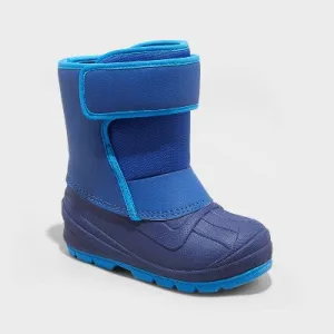 New - Toddler Boys' Lenny Winter Boots - Cat & Jack Blue 7T