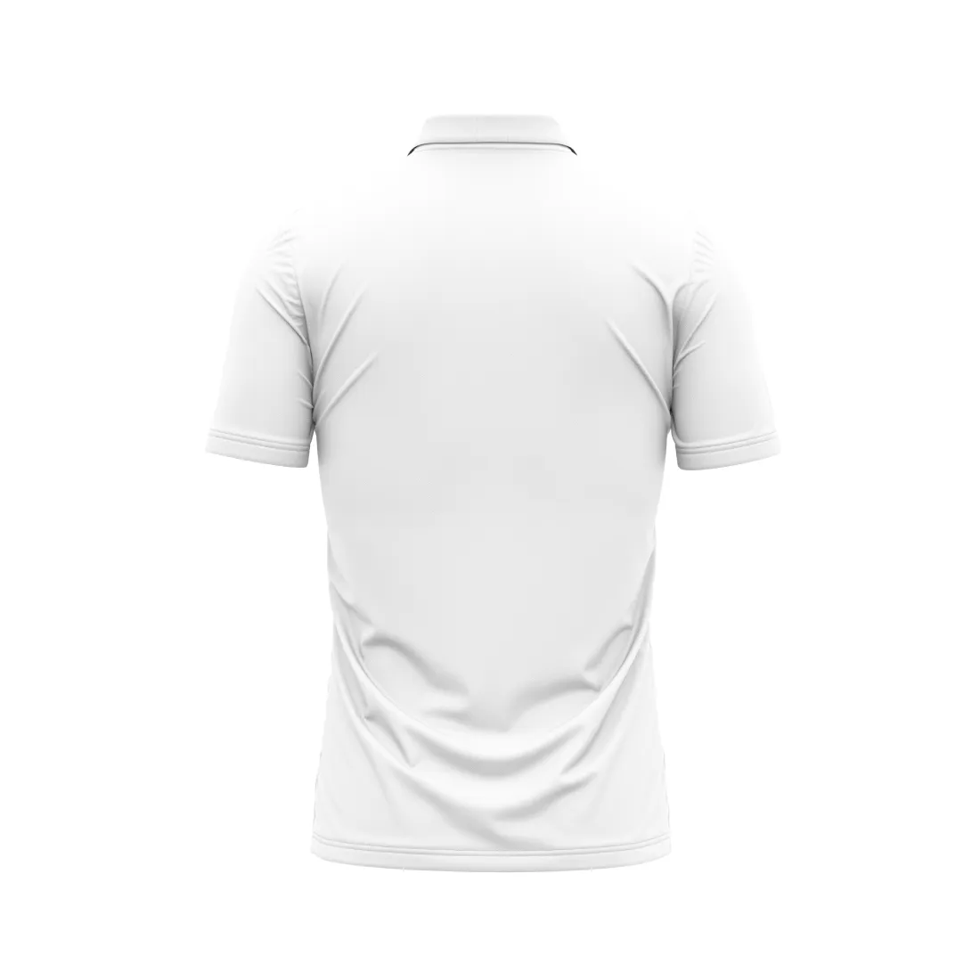 Next Print Customized Polo Neck White Jersey NPTS20