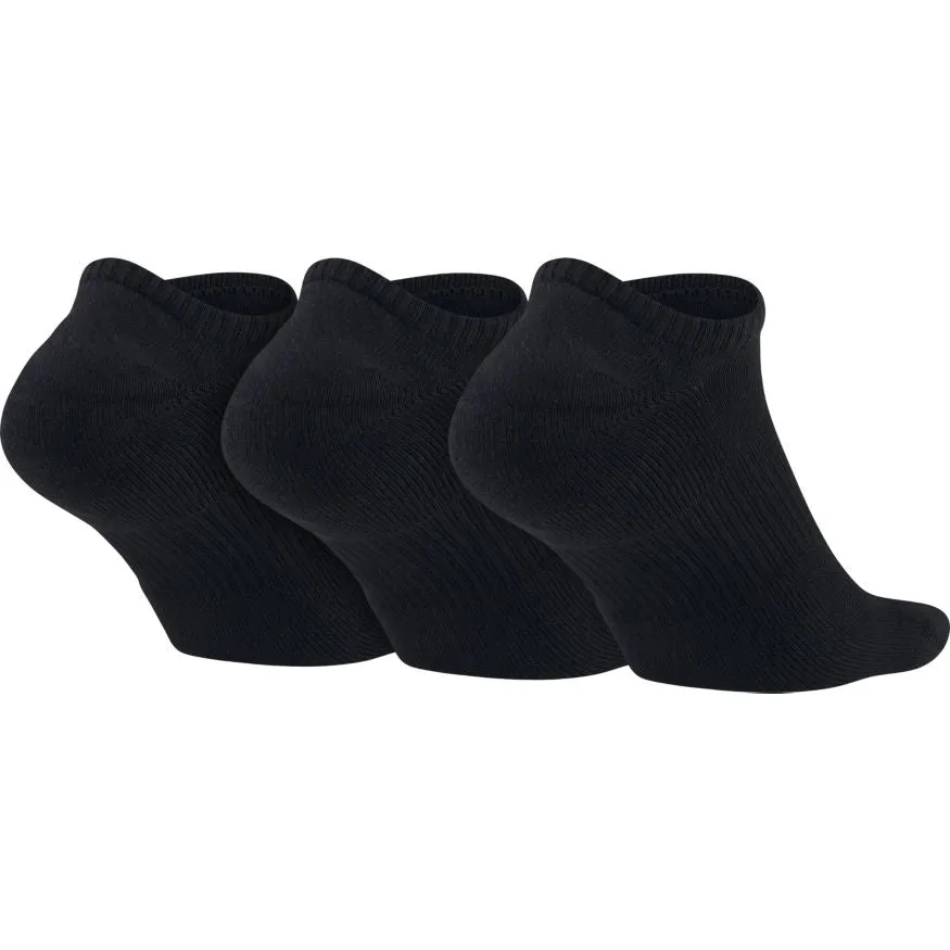 Nike Everyday Plus Cushion No-Show Socks (3-Pack) - Black