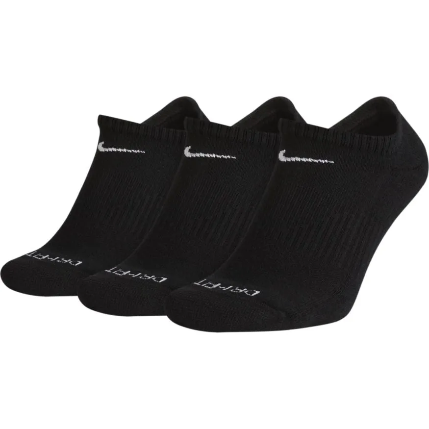 Nike Everyday Plus Cushion Training No-Show Socks (3 Pairs)