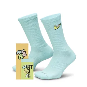 Nike SB Everyday Plus Cushioned Crew Socks Eyes Pastel Assorted 3pk