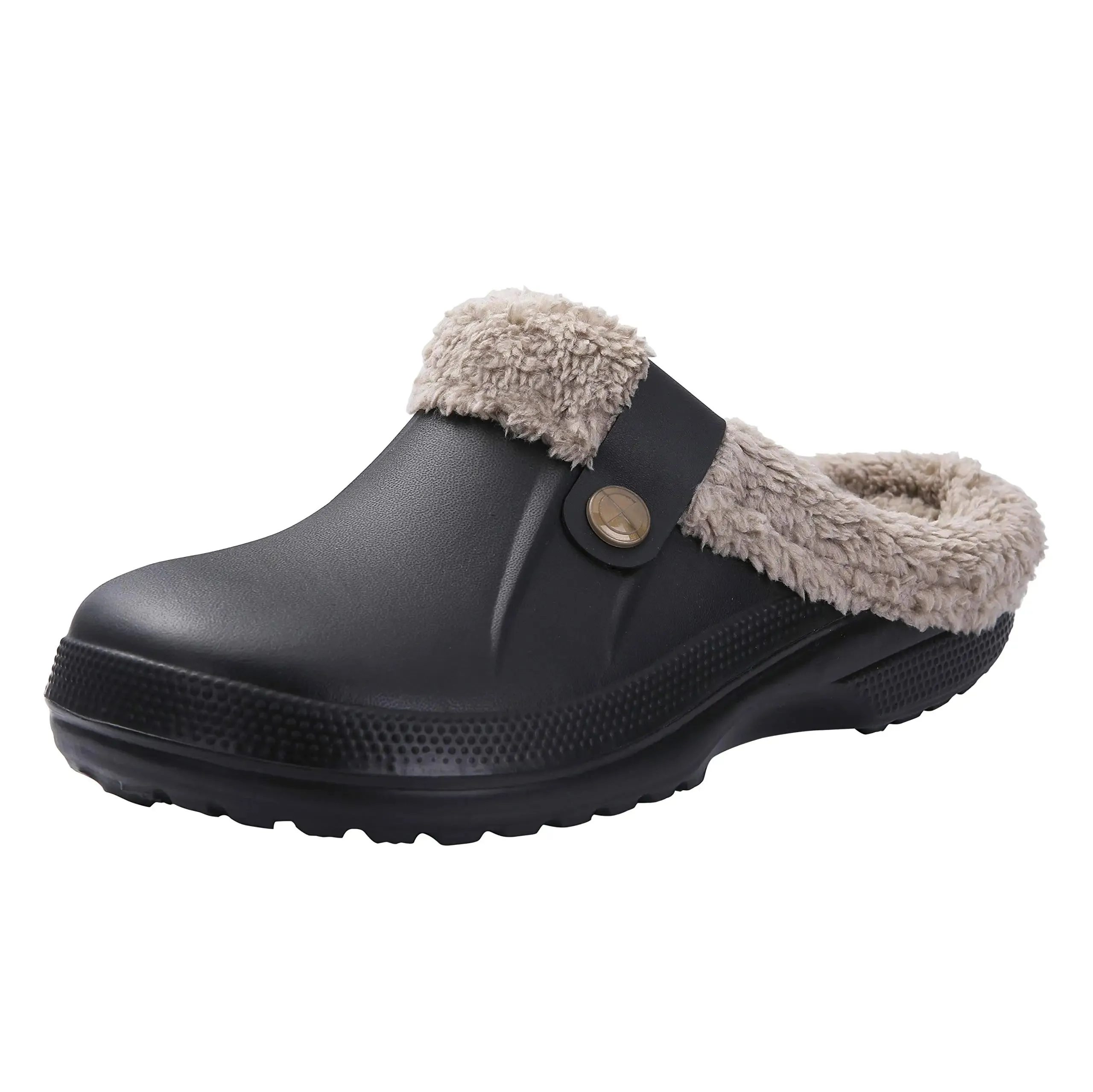 Pallene Fur Slippers For Women And Men Winter Soft Furry Non-slip Slippers Outdoor Waterproof Cozy Cotton Shoes For Home Slides