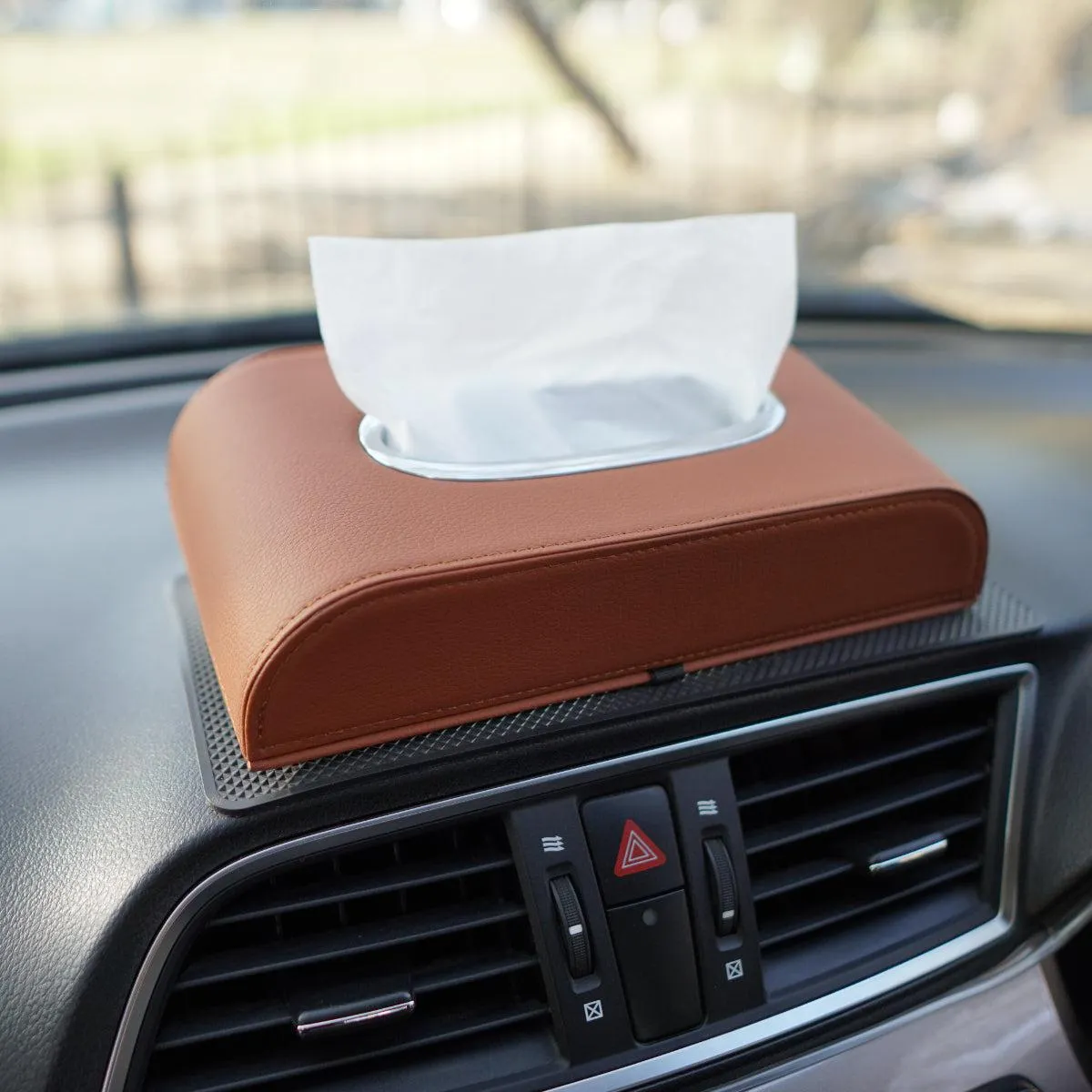 Premium PU Leather Tissue Box