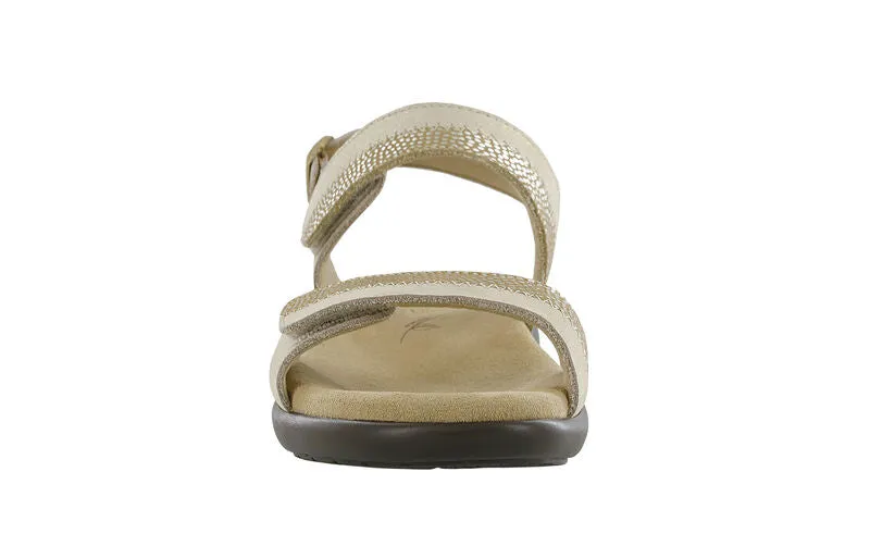 SAS Women's NUDU644 Nudu Heel Strap Golden Sandal-Made in USA-Brandy's Shoes