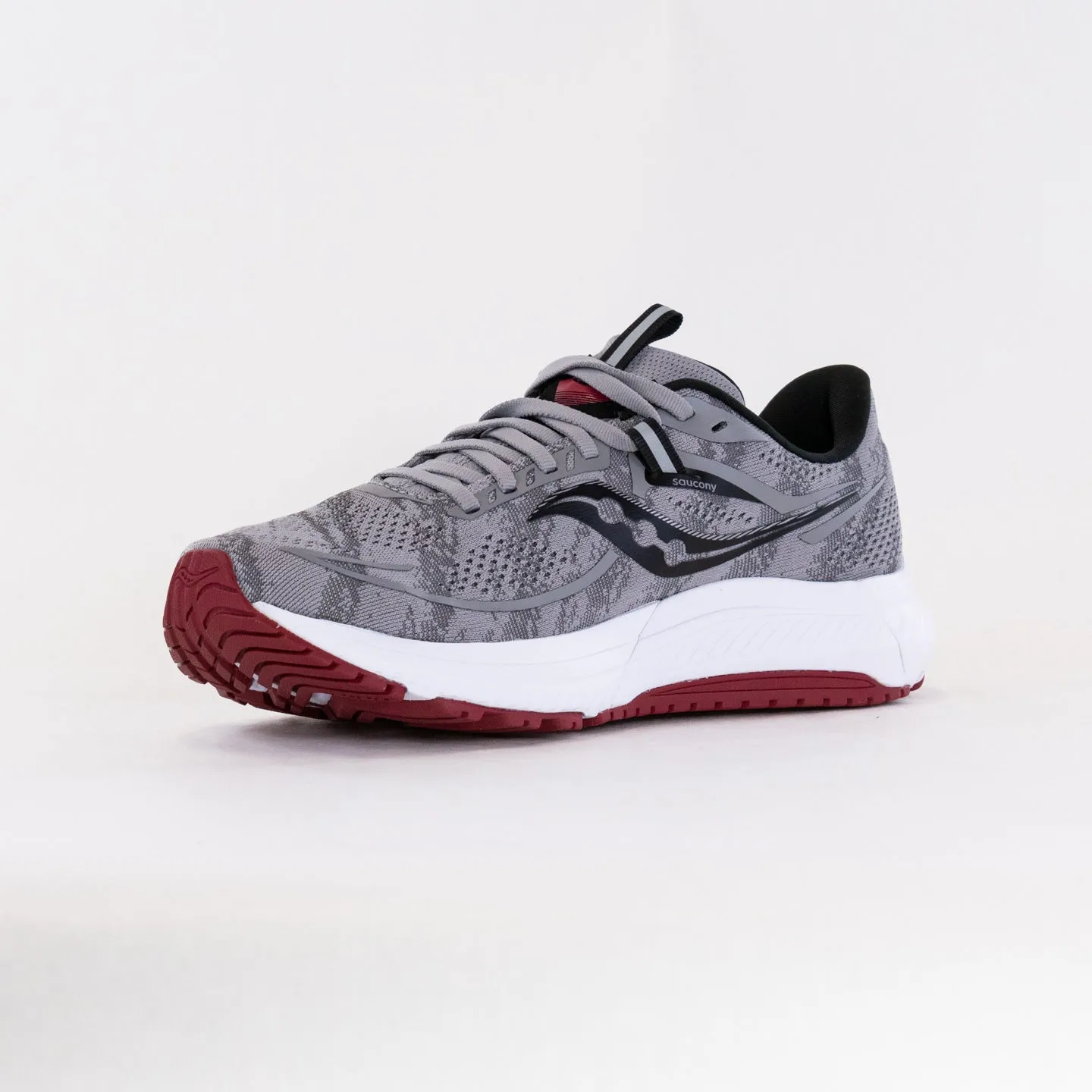 Saucony Omni 21 (Men's) - Alloy/Garnet